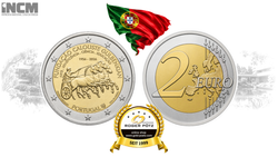 2 Euro Portugal Stiftung Gulbenkian Reverse Proof 2 Euro Portugal Stiftung Gulbenkian Reverse Proof