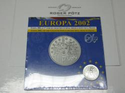 0,25 Euro Frankreich Silber PP 2002 Europa Währungsunion