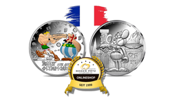 Roger Pötz: 10 Euro Silber coloriert Asterix PP 2024 Frankreich Jugend Roger Pötz: 10 Euro Silber coloriert Asterix PP 2024 Frankreich Jugend