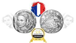 10 Euro Grace Kelly 2022 Silber PP Frankreich 10 Euro Grace Kelly 2022 Silber PP Frankreich