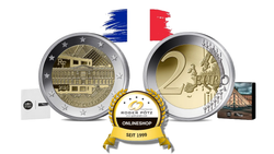 2 Euro Frankreich 2025 Louvre Reverse proof PP 2 Euro Frankreich 2025 Louvre Reverse proof PP