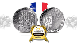 10 Euro UNESCO Colisseum Silber PP 2025 Frankreich 10 Euro UNESCO Colisseum Silber PP 2025 Frankreich