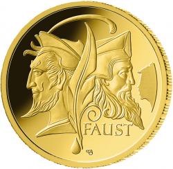 100 Euro BRD Gold PP 2023 Faust - Serie Meisterwerke der deutschen Literatur