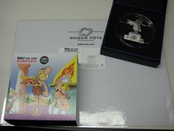 Roger Pötz: 10 Euro Silber Special Shaped Asterix PP 2024 Frankreich Jugend