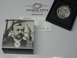 10 Euro 2023 Gustave Eiffel Frankreich Silber PP 