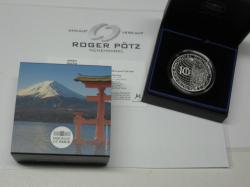 10 Euro UNESCO Mont Fuji Silber PP 2020 Frankreich 