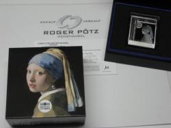 10 Euro Frankreich Silber PP 2021 Vermeer - Masterpieces 