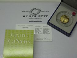 10 Euro Gold PP 2008 UNESCO Grand Canyon FRANKREICH