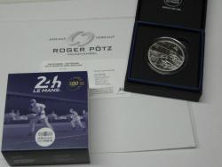 10 Euro 100 Jahre Le Mans Frankreich Silber PP 2023