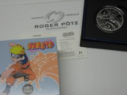 10 Euro Comicserie Naruto Frankreich Silber PP 2023