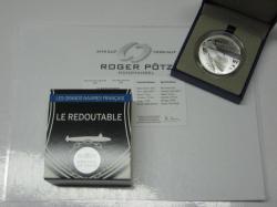 10 Euro Le Redoutable Silber PP 2014 Schiffsserie Frankreich