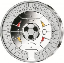 11 Euro BRD UEFA Europameisterschaft bfr 2024 