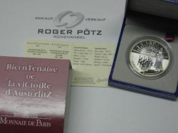 1,50 Euro Frankreich Silber PP 2005 Austerlitz