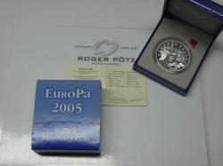 1,50 Euro Frankreich Silber PP 2005 Europa Flagge