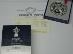 1,50 Euro Frankreich Silber PP 2007 Rugby WM