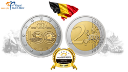 2 Euro Belgien 2026 Reverse proof Belgische Eisenbahn 2 Euro Belgien 2026 Reverse proof Belgische Eisenbahn
