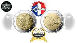 2 Euro Frankreich 2022 Erasmus PP 2 Euro Frankreich 2022 Erasmus PP