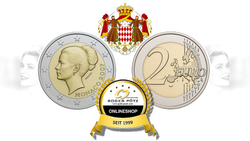 2007 Monaco 2 Euro Grace Kelly original 2007 Monaco 2 Euro Grace Kelly original
