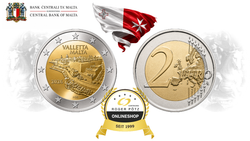 2 Euro Malta 2026 La Valetta PP proof in Box 2 Euro Malta 2026 La Valetta PP proof in Box