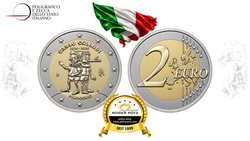 2 Euro Italien 2026 Pinocchio Reverse Proof 2 Euro Italien 2026 Pinocchio Reverse Proof