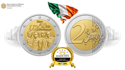 2 Euro Irland 50 Jahre Rockband U2 PP 2 Euro Irland 50 Jahre Rockband U2 PP