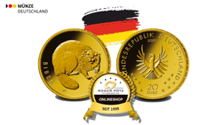 20 Euro BRD Gold PP 2024 Biber - Serie Rückkehr der Wildtiere 20 Euro BRD Gold PP 2024 Biber - Serie Rückkehr der Wildtiere
