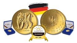 20 Euro BRD Gold PP 2025 Luchs 20 Euro BRD Gold PP 2025 Luchs