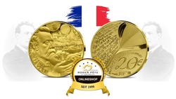 20 Euro Jules Verne Gold PP 2025 Frankreich 20 Euro Jules Verne Gold PP 2025 Frankreich