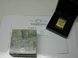 200 Euro Gold PP Claude Monet Wasserlilienteich Frankreich