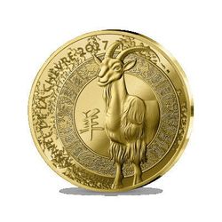 500 Euro Jahr der Ziege Gold PP 2027 Frankreich 500 Euro Jahr der Ziege Gold PP 2027 Frankreich