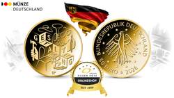 50 Euro BRD Gold PP 2026 - Gestaltung 50 Euro BRD Gold PP 2026 - Gestaltung