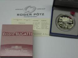 20 Euro Frankreich Silber PP 2009 Bugatti Piefort