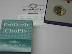 20 Euro Frankreich Gold PP 2005 Frederic Chopin