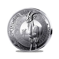 20 Euro Jahr der Ziege Silber 1 oz HR PP 2027 Frankreich 20 Euro Jahr der Ziege Silber 1 oz HR PP 2027 Frankreich