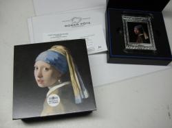 250 Euro Frankreich Silber 1/2 kg PP 2021 Vermeer - Masterpieces Farbdruck