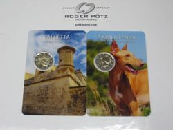 2 x 2 Euro Malta Valetta und Fenek 2026 in Coincard 2 x 2 Euro Malta Valetta und Fenek 2026 in Coincard