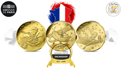 3 x 50 Euro Kleiner Prinz Gold PP 2026 Frankreich 3 x 50 Euro Kleiner Prinz Gold PP 2026 Frankreich