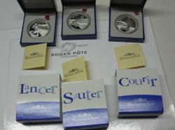 3 x 1,50 Euro Frankreich Silber PP 2003 Leichtathletik WM