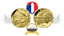 5 Euro La Semeuse Säerin Gold PP 2022 Frankreich 5 Euro La Semeuse Säerin Gold PP 2022 Frankreich