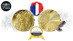 5 Euro Moliere Gold PP 2022 Frankreich 5 Euro Moliere Gold PP 2022 Frankreich