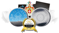 5 Euro Silber Renato Zero - Il Cielo ITALIEN 5 Euro Silber Renato Zero - Il Cielo ITALIEN
