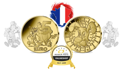 5 Euro Asterix Gold PP 2022 Frankreich 5 Euro Asterix Gold PP 2022 Frankreich