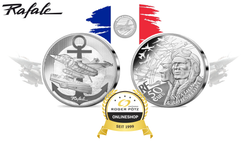 50 Euro Rafale Silber PP 2022 Marine Frankreich 50 Euro Rafale Silber PP 2022 Marine Frankreich