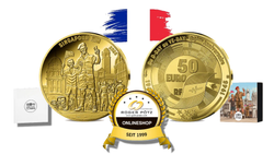 50 Euro V-E Day Gold PP 2025 Britscher Soldat 50 Euro V-E Day Gold PP 2025 Britscher Soldat