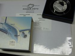 50 Euro Airbus A 380 Silber 5 Unzen PP 2017 Frankreich