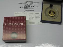 50 Euro L'Hermione Gold PP 2012 Schiffsserie Frankreich