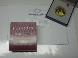 50 Euro Lourdes Gold PP 2008 Frankreich 