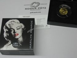 50 Euro Marilyn Monroe 2026 Gold PP Frankreich 50 Euro Marilyn Monroe 2026 Gold PP Frankreich