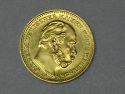 Nachprägung 5 Mark Gold 1887 Preußen Wilhelm