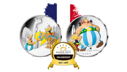 2 x 10 Euro Asterix Frankreich Silber coloriert PP 2022 2 x 10 Euro Asterix Frankreich Silber coloriert PP 2022